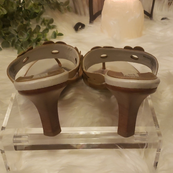 Bass Sandals 3" heel Olive green - Picture 3 of 9